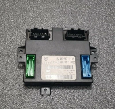 AUDI A8 D3 4E 2003-09 CENTRALINA SEDILE ANTERIORE 4E0959760 ORIGINALE - Immagine 1 di 3