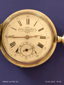 George Favre Jacot (Zenit) Silver Pocket Watch Imperial Russian 50 mm working - Bild 1 von 9