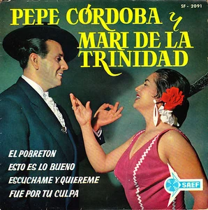 EP PEPE CORDOBA y MARI DE LA TRINIDAD el pobreton SPAIN 1962 SAEF rare - Imagen 1 de 1