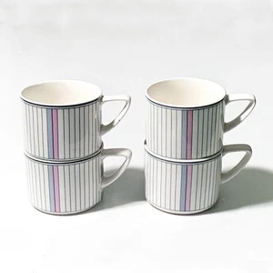 Noritake New Decade, The New Yorker, Stackable Mugs, 9400, Set of 4 - Picture 1 of 4
