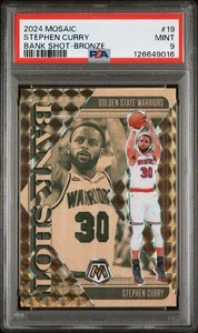 2024 Mosaic Stephen Curry Bank Shot Bronze Prizm /75 PSA 9 - Picture 1 of 2