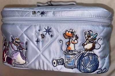 Vera Bradley Disney Cinderela Jaq Gus Bolsa Cosmética Baú Edição Limitada - Imagem 1 de 4