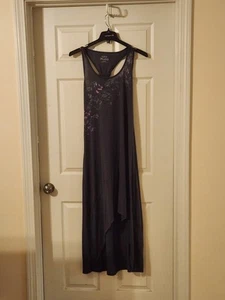 Vestido largo gris talla grande Mudd - Imagen 1 de 5