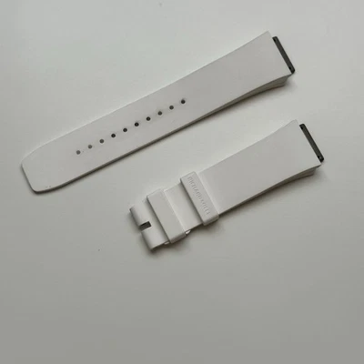 原始设备制造商 Richard Mille RM07 RM007 白色橡胶表带 M — 第 1/3 张图片