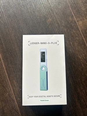 Ledger Nano S Plus - Pastel Green - Crypto Hardware Wallet Brand New - Image 1 of 4