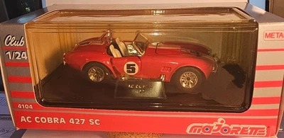 DE COLECCIÓN - MAJORETTE CLUB 1/24 - AC COBRA 427 SC - DIECAST - ROJO - COMO NUEVO EN CAJA Foto 1 de 2