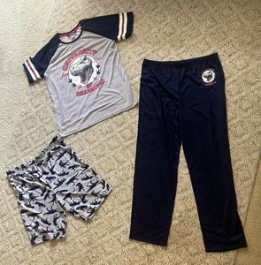 Boys 3 Piece Pajama Set - Shirt, Shorts, Pants - Size XXL - Brand New - No Tags - Picture 1 of 5