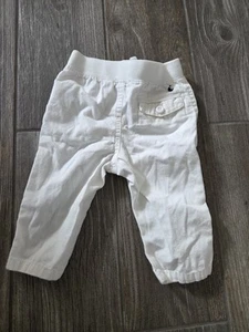 Pantalones Ralph Lauren Blanco Bebé 9m Blanco Algodón - Imagen 1 de 5
