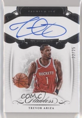 Tinta premium impecable Panini 2017-18/25 Trevor Ariza #PI-TA automática Foto 1 de 2