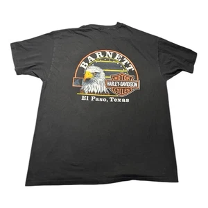Vintage Harley-Davidson Single Stitch Barnett El Paso TX Eagle T-Shirt XXL USA - Picture 1 of 7