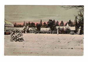 Vintage postcard - 1905 - Snow Scene, Ballarat Gardens. Vic. Australia. - Picture 1 of 2