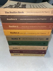 FOXFIRE BOOK SET 1-9 Eliot Wigginton Homesteading Softcover Books Vintage 1970’s - Foto 1 di 7