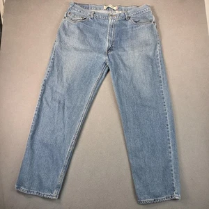 Levis 550 Jeans Herren 38x30 hellblau Waschung Relaxed Fit Tapered Denim Etikett 42x32 - Bild 1 von 8