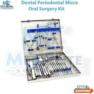 Parodontal Instrumente Set Zahnimplantate Chirurgische Kieferorthopädie 33 Teile - Bild 1 von 4