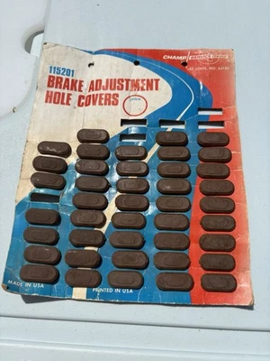 Lote de 115201 Champ Tambor Ajustador Freno Agujero Cubierta Con Respaldo Original EE. UU. Foto 1 de 4