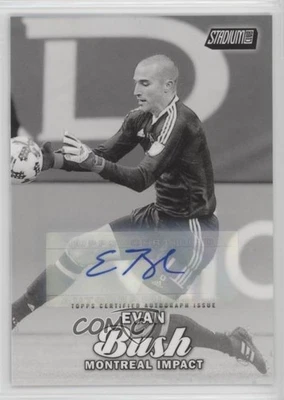 2017 Topps Stadium Club MLS Black & White Auto /99 Evan Bush #86 Auto - Image 1 of 2