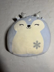 KellyToy Squishmallow 8" Farryn the Fawn  Light Blue Wilderness Holiday 2023 - Picture 1 of 3