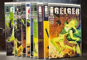 Lote de cómics Geiger 6-15 cubierta completa B juego de ejecución imagen de Geoff Johns - Imagen 1 de 1