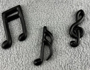 MUSICAL NOTES WALL HANGERS Treble Clef, Sixteenth Note, Beamed Sixteenth Note - Picture 1 of 4
