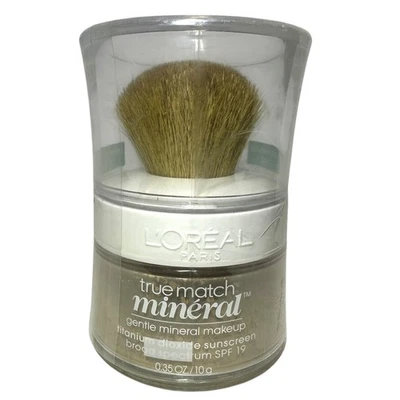 L’Oreal True Match Mineral Gentle Mineral Makeup SPF 19, Creamy Natural, NEW - Image 1 of 4