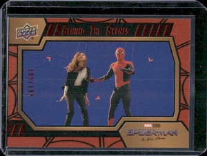 Tom Holland Zendaya Behind the Scenes 2023 Spider-Man No Way Home Red Foil /199 - Picture 1 of 2