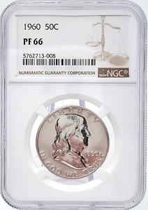1960 Franklin 50C NGC PF66 Lot. 443 - Bild 1 von 13
