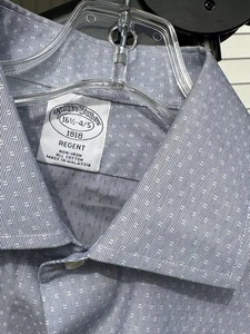 Brooks Brothers 1818 Regent Fit Hemd 16,5 4/5 Bügelfrei Langarm Blau - Bild 1 von 15