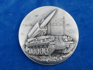 TB ! MEDAILLE ANCIENNE Old medal - DELSART - 3° RA - AMX 30 PLUTON - Imagen 1 de 7