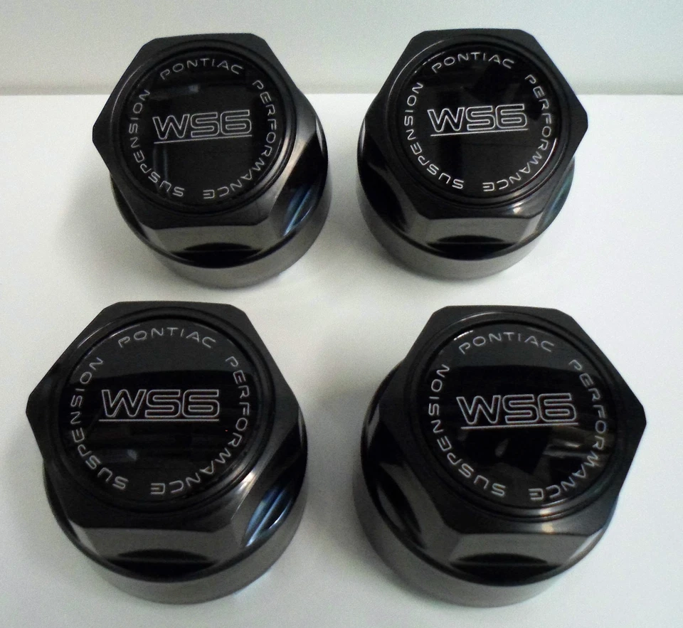 87-92 FIREBIRD TA GTA FORMULA WS6 TAPAS CENTRALES NEGRO PLATA LETRA EMBLEMA PONTIAC Foto 1 de 3