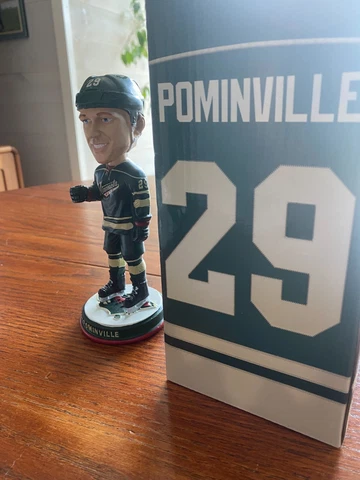 Minnesota Wild JASON POMINVILLE Bobblehead 2014 SGA in box NEW Cover