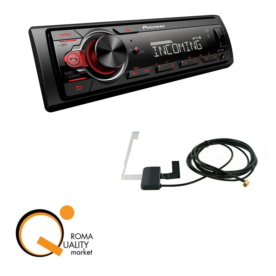 PIONEER MVH 330 DAB AUTORADIO 1 DIN DAB + ANTENNA USB Bluetooth FLAC MVH-330DAB - Immagine 1 di 1
