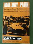 Race Programme Mallory Park 8 October 1966 Touring Formula 3 Saloons Sports A5