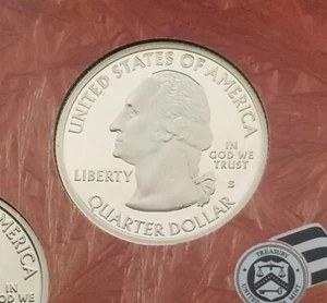 2009-S Washington Quarter US Territories U.S. Virgin Islands Silver Proof  #3260 - Picture 1 of 2