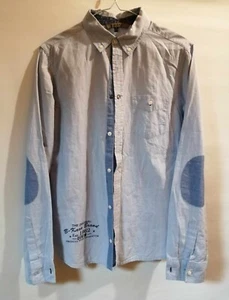 Hellblaue Bluse aus Baumwolle Gr.38 B-Karo (2404030) - Bild 1 von 4