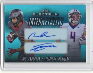 2024 Leaf Electrum NIC ANDERSON TETAIROA McMILLAN Platinum Auto Panthers - Bild 1 von 2