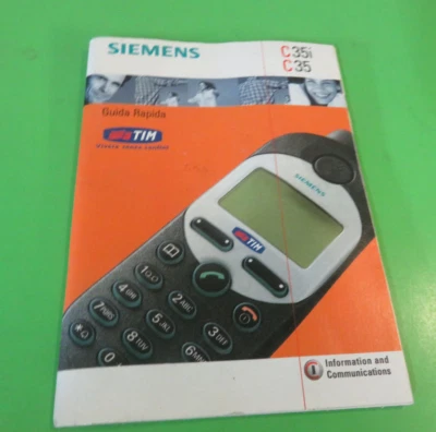Manuale uso libretto istruzioni italiano per Cellulare telefono Siemens C35 C35i - Immagine 1 di 4