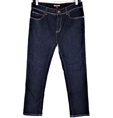 Jeans Tommy Hilfiger Niñas Talla 16 Rectos Ajustados Azul Lavado Oscuro Denim Foto 1 de 4
