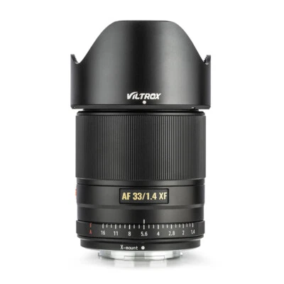 Viltrox 33mm F1.4 Auto Focus Lens Adapter for Fujifilm X-T3 X-T30 XT20 XE1 X-T10 - Image 1 of 4