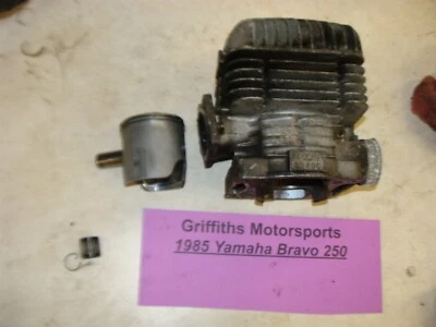 Yamaha Bravo BR250 1985 80f cilindro jarra barril pistón anillos 8R400 Foto 1 de 4