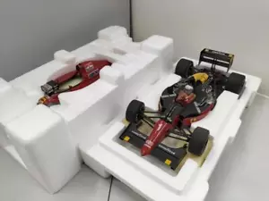 Kyosho 1/18 Scala Ferrari 641 1/2 Malboro Gara Auto Modello con Scatola Usato - Foto 1 di 4