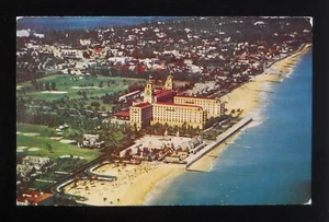 1950er Vogelperspektive des berühmten Breakers Hotel und Cabana Club Palm Beach FL PC - Bild 1 von 2