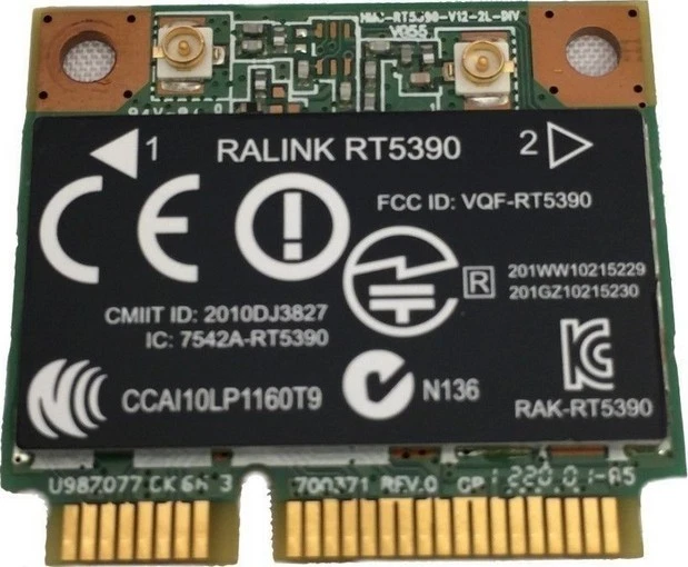 RALINK RT5390 Half-mini Wireless N Card For HP COMPAQ 691415-001 690980-001 - Image 1 of 1