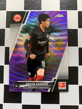 2021-22 Topps Chrome Bundesliga Daichi Kamada Purple /250 Eintracht Frankfurt
