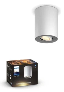 Philips Hue Pillar weiß LED Smart Deckenleuchte 1er 1flg. Spot 250lm GU10 5W - Picture 1 of 1