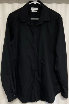 Camisa abotonada manga larga Calvin Klein para hombre talla XL 17 (34/35).    4496 Foto 1 de 3