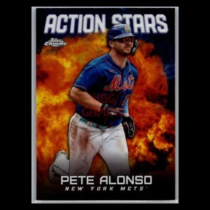Baseball Card - Pete Alonso #ASC-13 Action Stars 2023 Topps Chrome Update - Picture 1 of 2