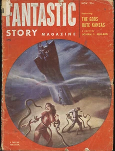 FANTASTIC STORY MAGAZINE novembre 1952 couverture Bergey - Photo 1/3