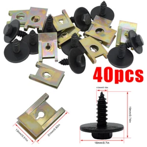 Tornillos hexagonales para tuerca BMW U paso de rueda protección inferior clip inferior X40 - Imagen 1 de 8