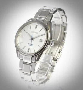 Reloj automático para hombre SEIKO Presage SARA015 6L35-00A0 esfera plateada fecha - Imagen 1 de 5