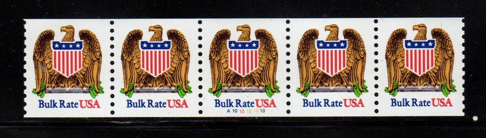 #2602 Eagle & Shield PNC5  Pl #A1010101010 - MNH - Image 1 of 1